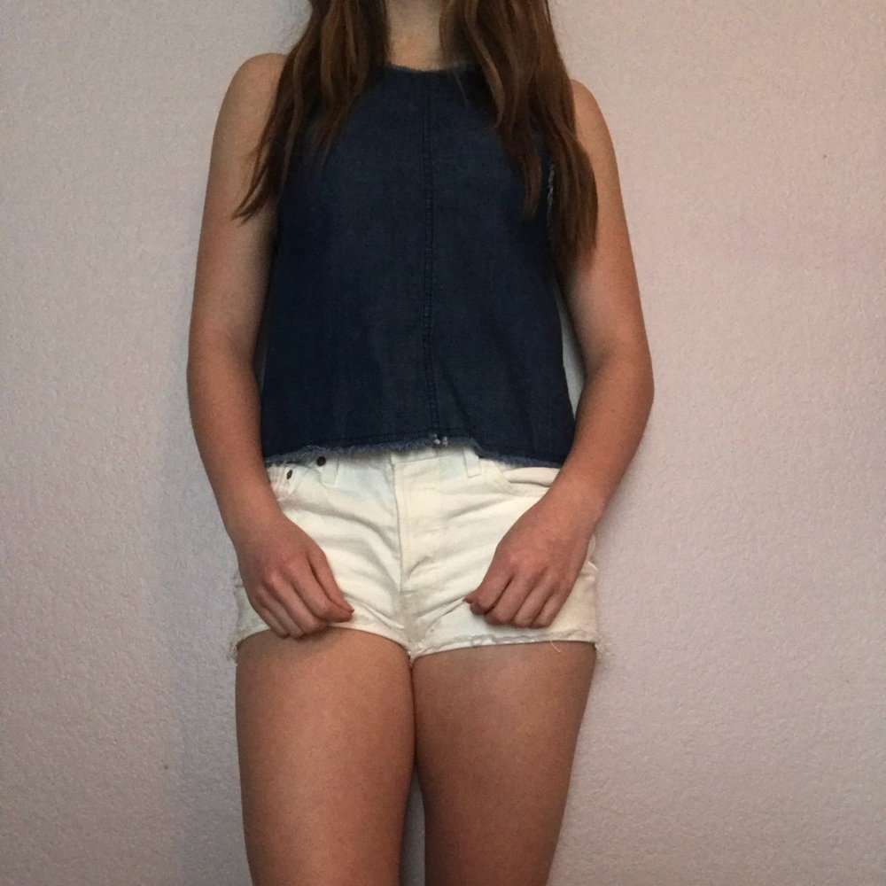BP denim tank top